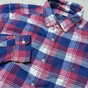 Vineyard vines classic fit Tucker shirt button down size large
